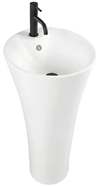Freestanding ceramic basin AGNES