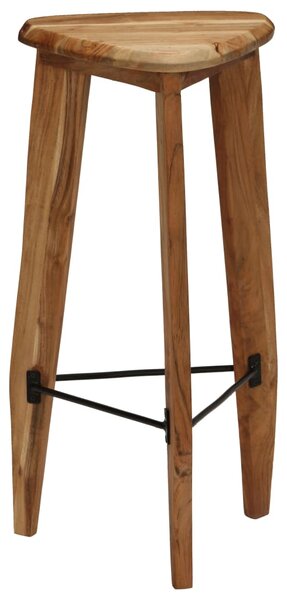 Bar Stools 2 pcs Solid Acacia Wood