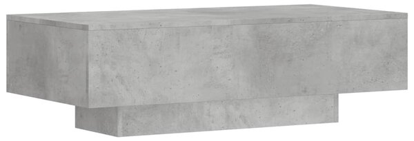 Coffee Table Concrete Grey 100x49.5x31 cm Engineered Wood