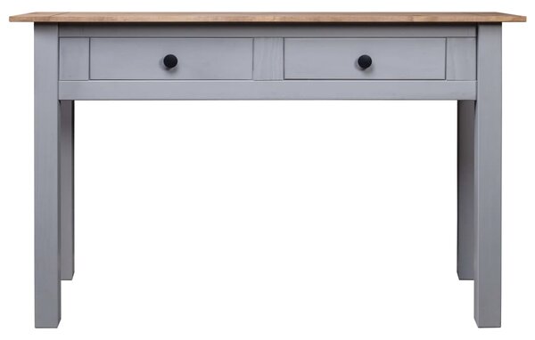 Console Table Grey 110x40x72 cm Solid Pine Wood Panama Range