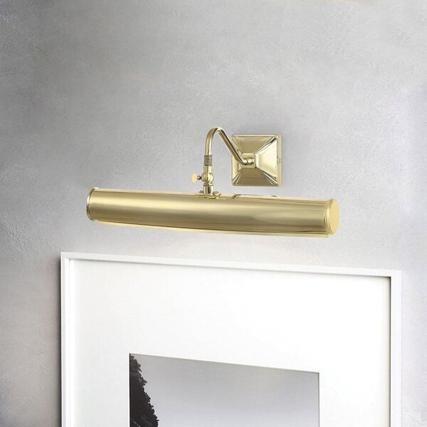 PL1/20 PB Large Traditional Picture Light in Polished Brass