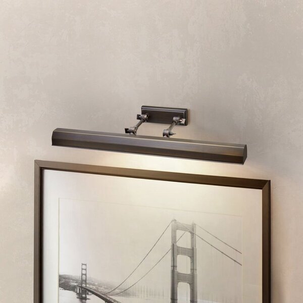 Elstead CHAWTON-PLL-DB Chawton 1 Light Large Picture Light In Dark Bronze - Width: 652mm