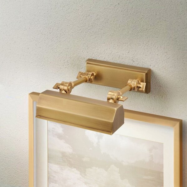 Elstead CHAWTON-PLS-AB Chawton 1 Light Small Picture Light In Aged Brass - Width: 182mm