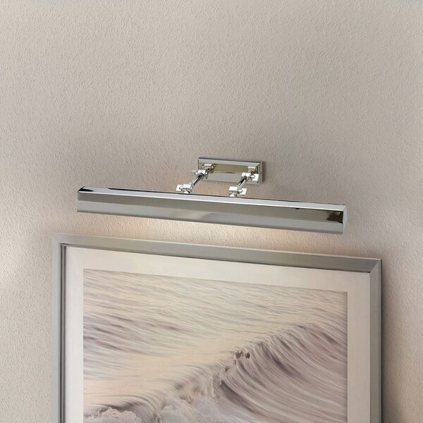Elstead CHAWTON-PLL-PN Chawton 1 Light Large Picture Light In Polished Nickel - Width: 652mm