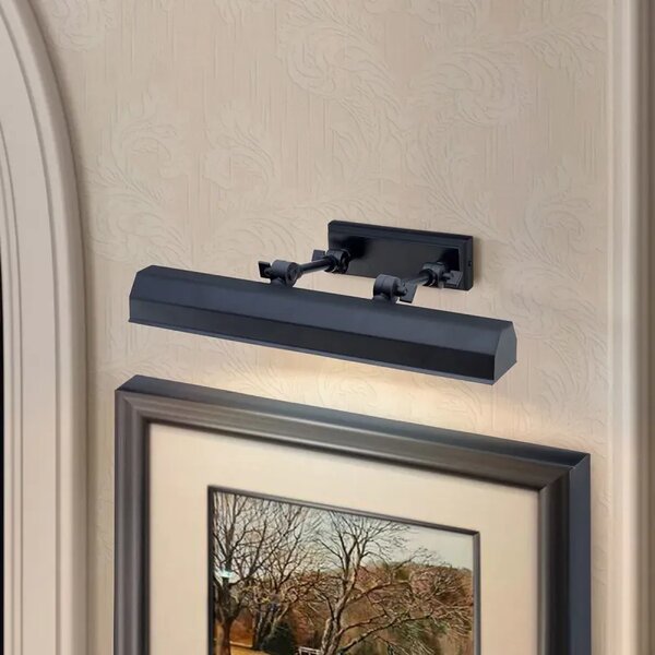 Elstead CHAWTON-PLM-BLK Chawton 1 Light Medium Picture Light In Black - Width: 402mm