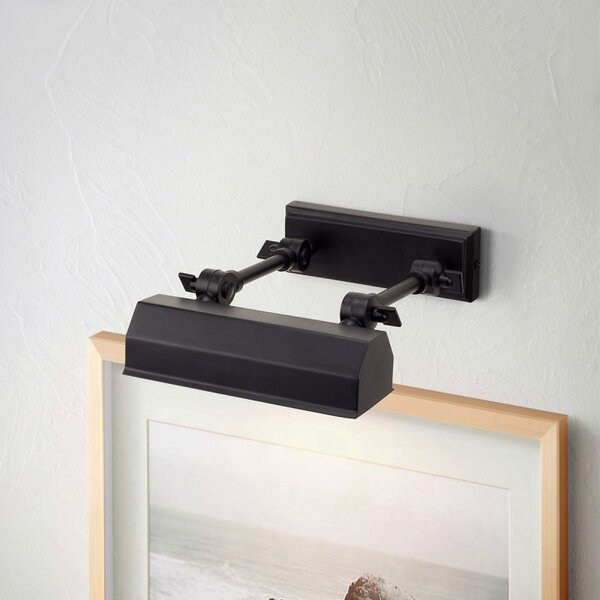 Elstead CHAWTON-PLS-BLK Chawton 1 Light Small Picture Light In Black - Width: 182mm