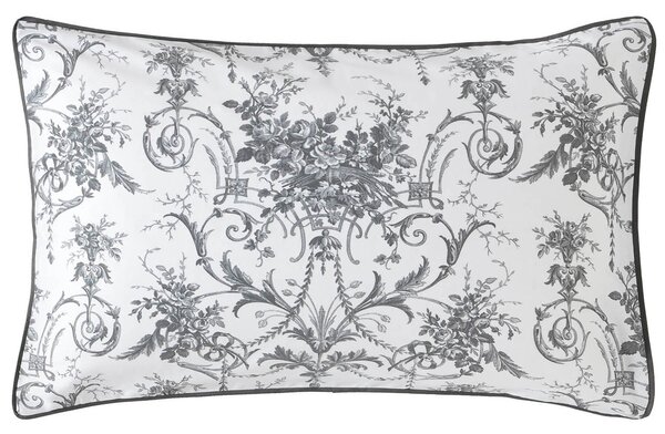 Laura Ashley Tuileries Pillowcase Housewife Charcoal