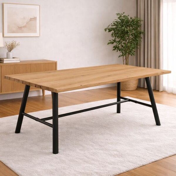 Lacygne Wooden Dining Table In Tawny