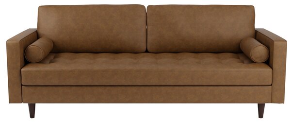 Zoe Faux Leather 4 Seater Sofa