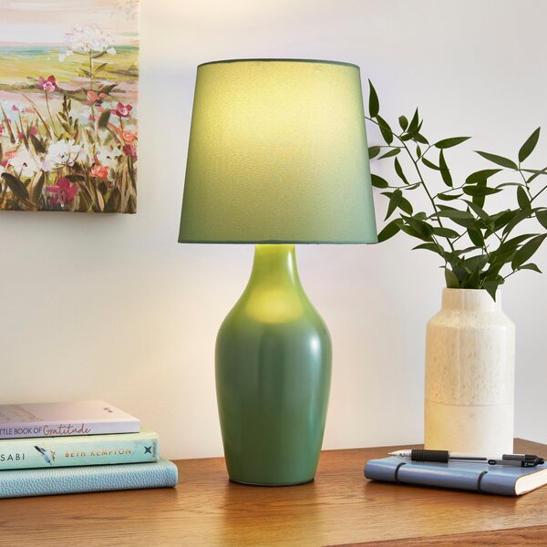 Ava Ceramic Table Lamp Yew