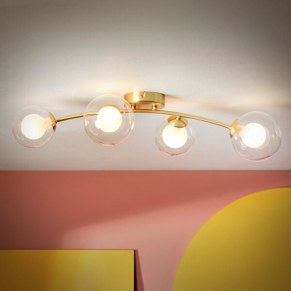 Eliza 4 Light Semi Flush Ceiling Light