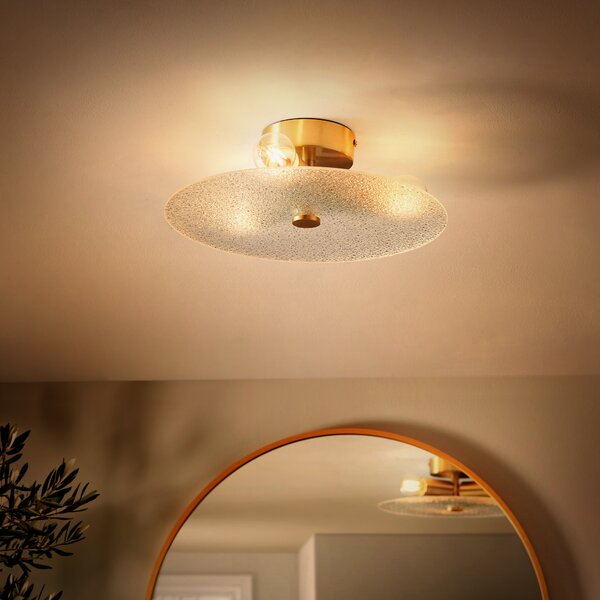 Circlet 3 Light Flush Bathroom Ceiling Light