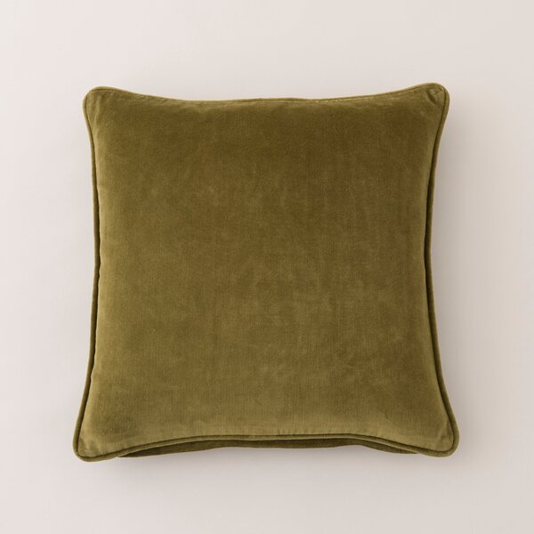 Clara Cotton Velvet Square Cushion