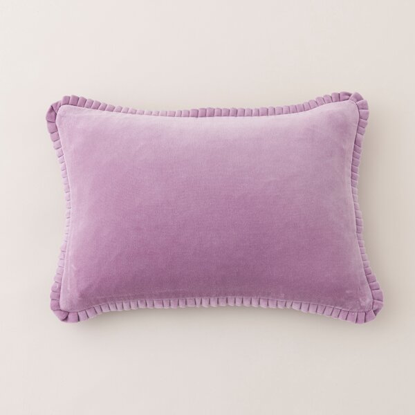 Clara Pleated Cotton Rectangle Cushion