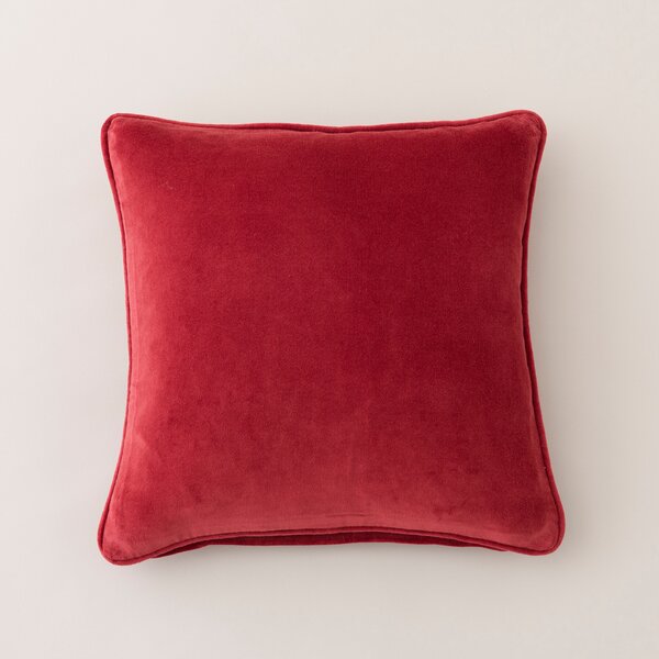 Clara Cotton Velvet Square Cushion