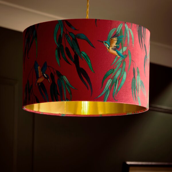 Kingfisher Drum Lamp Shade