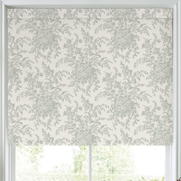 Laura Ashley Picardie Translucent Made To Measure Roller Blind Fennel