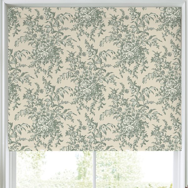 Laura Ashley Picardie Translucent Made To Measure Roller Blind Sage