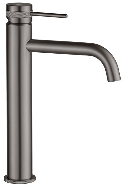 Bathroom faucet Rea Lungo Grip Gun Grey high