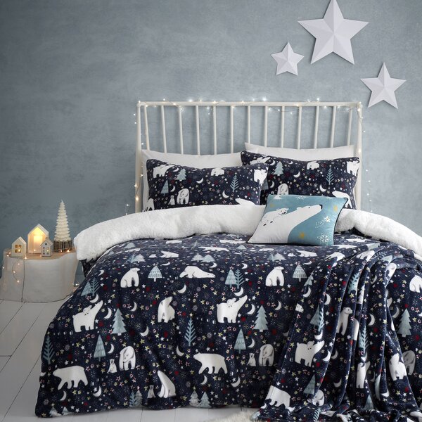 Starry Night Bedding Set Blue