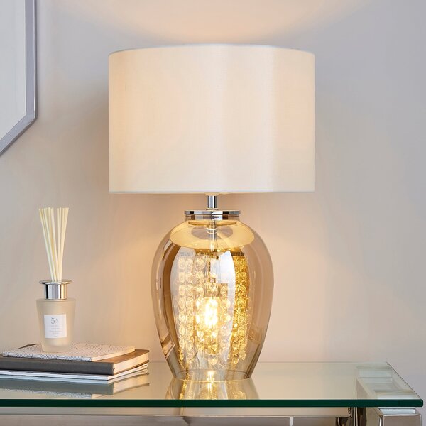 Seychelles Champagne Glass Table Lamp Champagne (Natural)