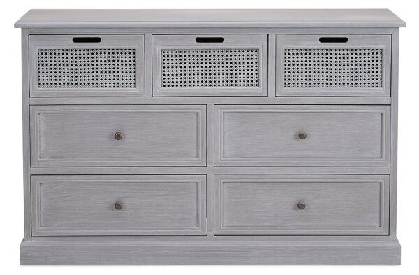 Lucy Cane 7 Drawer Chest Grey