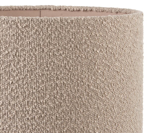 Rouen Boucle Cylinder Lamp Shade Taupe