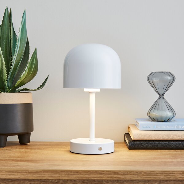 Keko Rechargeable Touch Table Lamp White