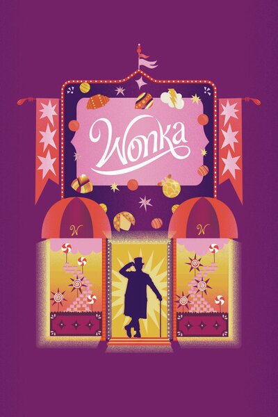 Art Poster Wonka - Candy Store, (26.7 x 40 cm)