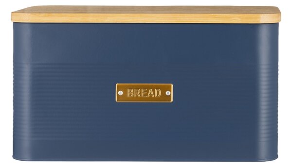 Otto Square Navy Bread Bin Navy (Blue)
