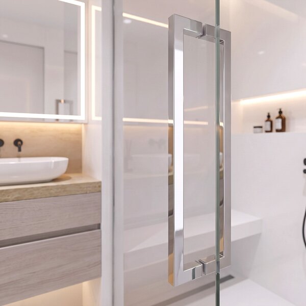Shower door handle Rea 01 Chrome