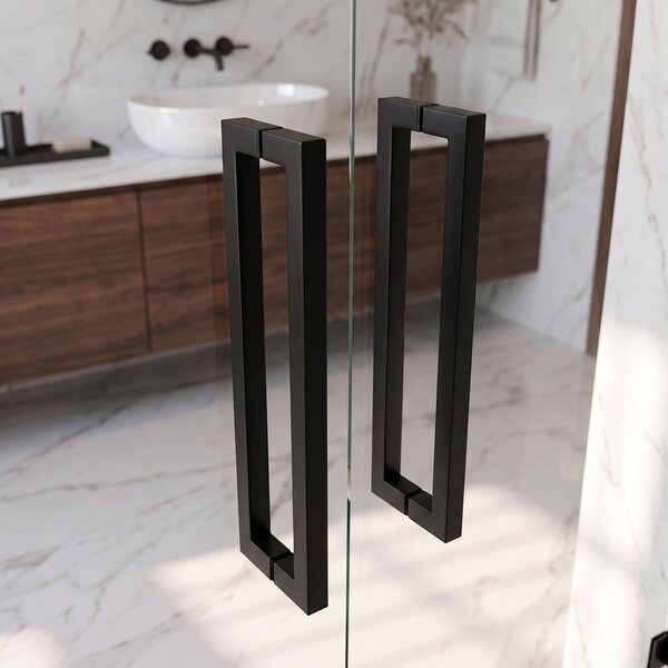 Shower door handle Rea 01 Black