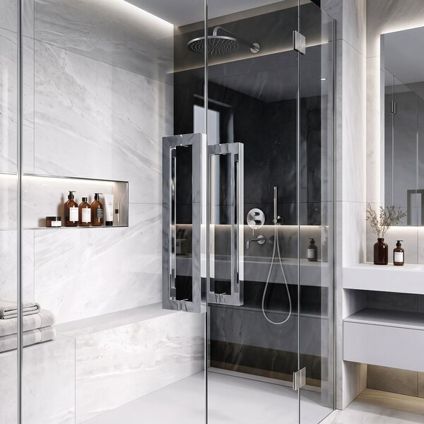 Shower door handle Rea 01 Chrome