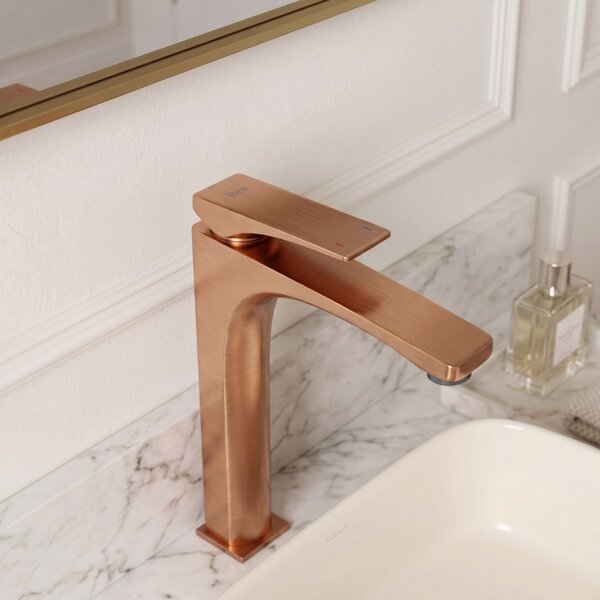 Bathroom faucet PREMIUM Rea Joe Brush Copper High