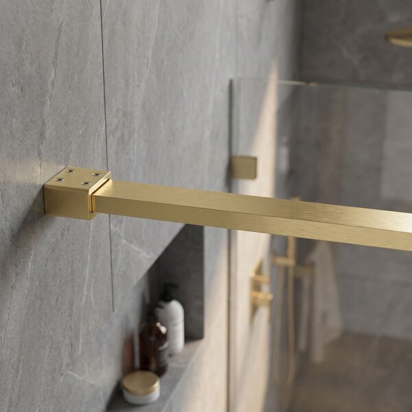 Shower screen support arm 150 cm Rea Brush Gold