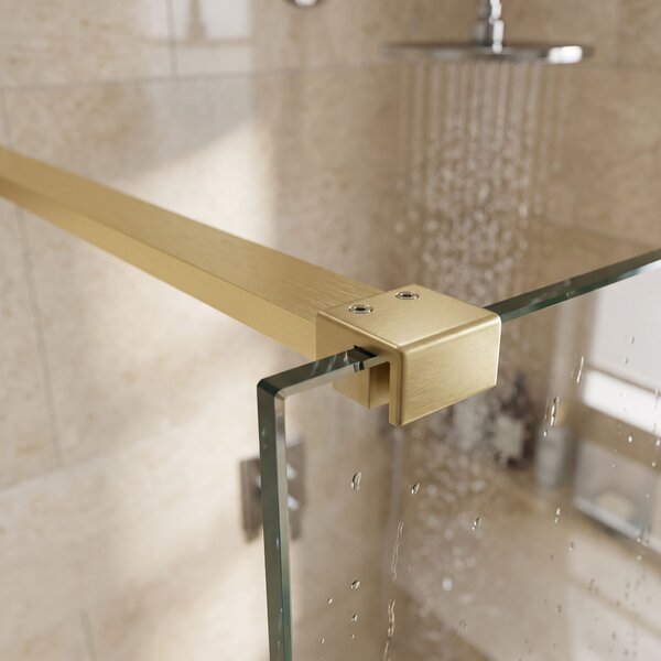 Shower screen support arm 150 cm Rea Brush Gold