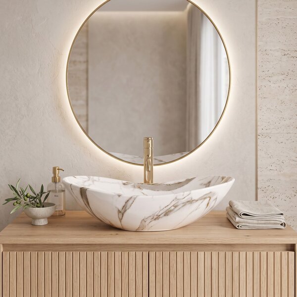 Countertop washbasin Rea Royal Lava