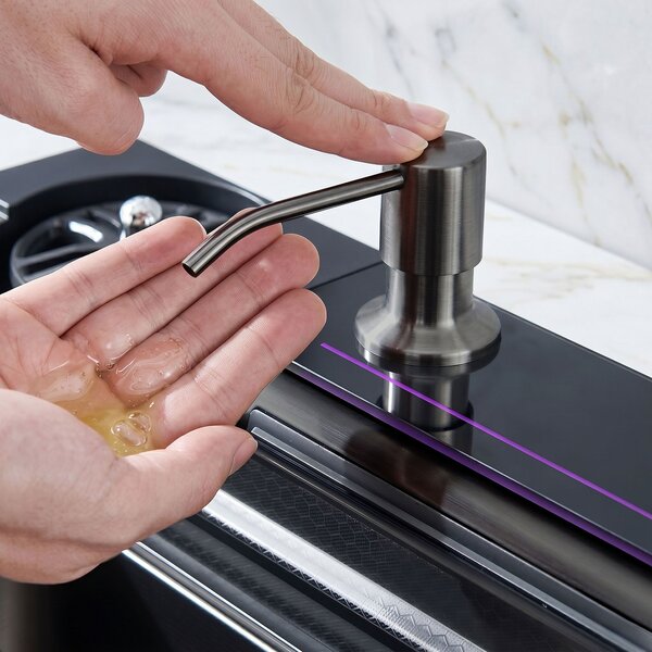 Multifunctional 10-in-1 steel sink REA Alonzo Black