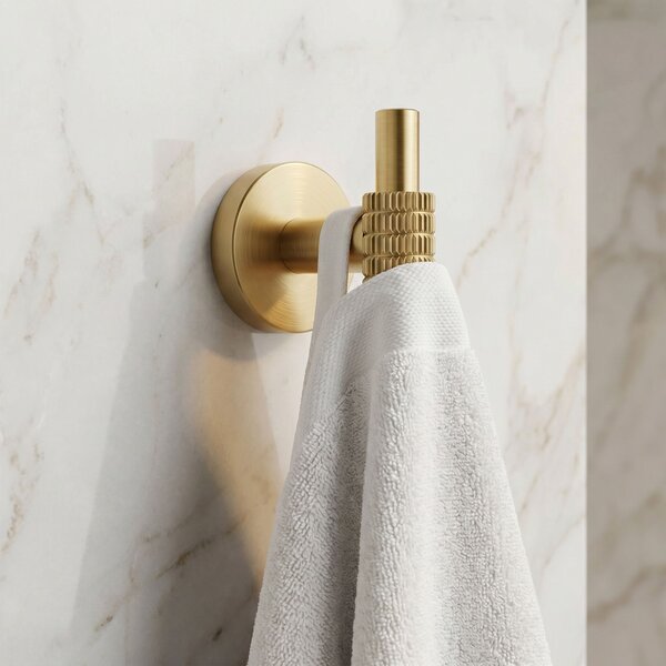 Bathroom hook 29104 Riwon Brush Gold