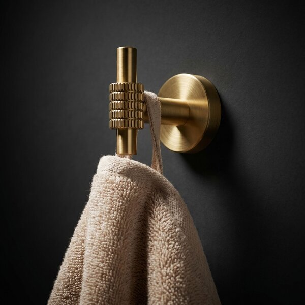 Bathroom hook 29104 Riwon Brush Gold