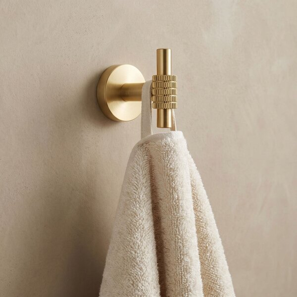 Bathroom hook 29104 Riwon Brush Gold