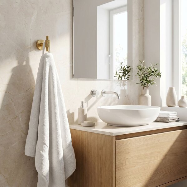 Bathroom hook 29104 Riwon Brush Gold
