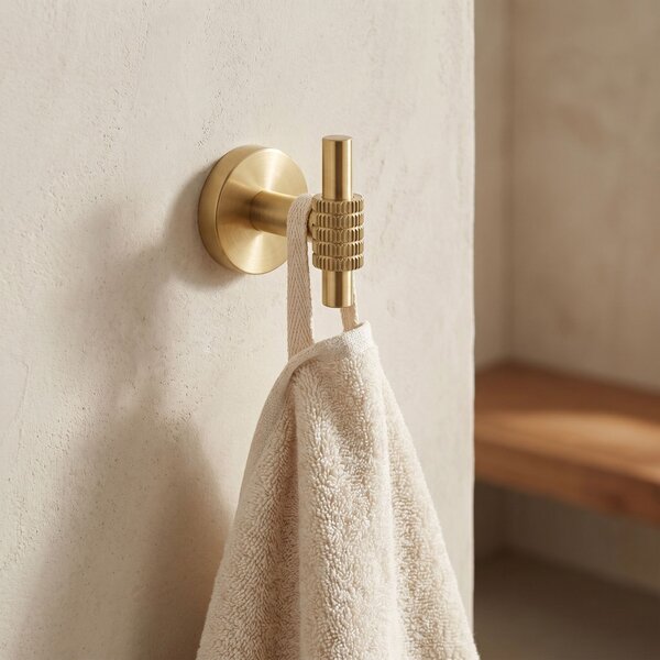 Bathroom hook 29104 Riwon Brush Gold