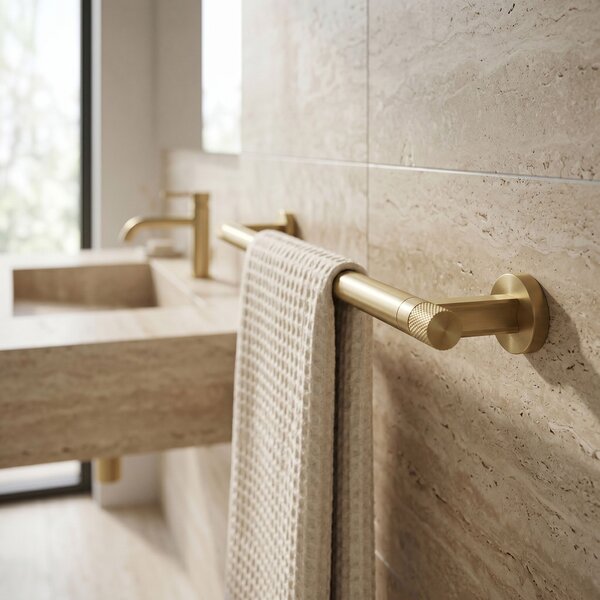 Bathroom hanger 39101 Ori Brush Gold