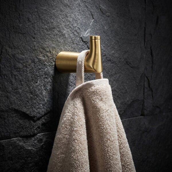 Bathroom hook 16204 Vibe Brush Gold