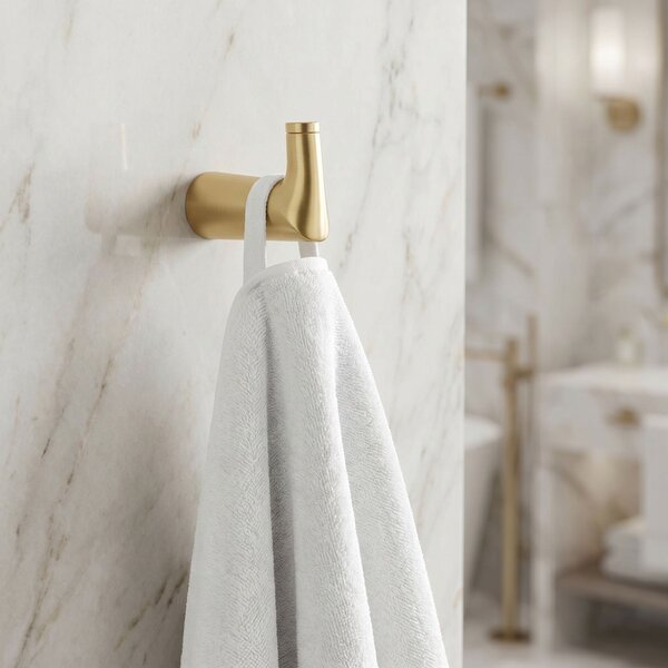 Bathroom hook 16204 Vibe Brush Gold