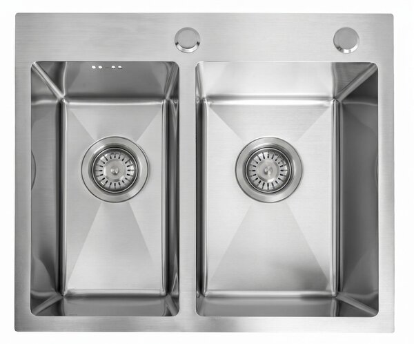 Stainless steel sink Toby BRUSH STEEL