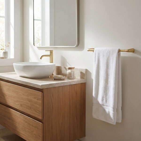 Bathroom hanger 16201 Vibe Brush Gold