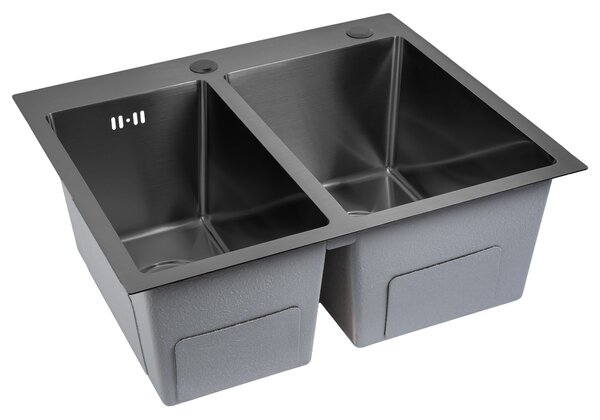 Stainless steel sink Toby Black