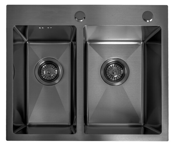 Stainless steel sink Toby Black